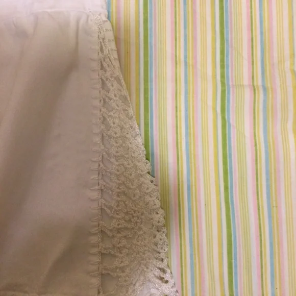 Vkntage White Jeans With Lace Trim on bell bottoms by Officious IND - Picture 10 of 12